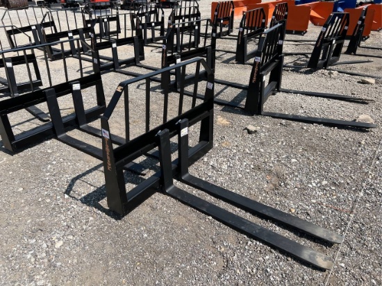 Unused 48” Tomahawk Skid Loader Pallet Forks