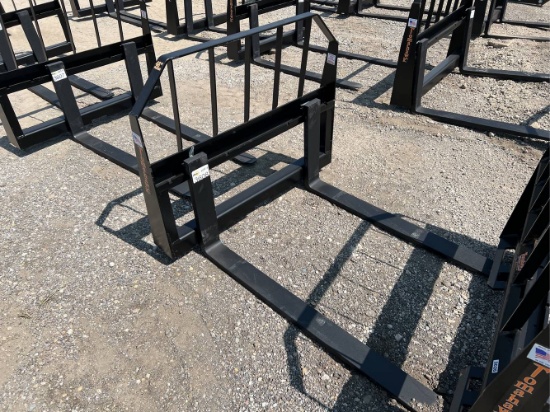 Unused 48” Tomahawk Skid Loader Pallet Forks