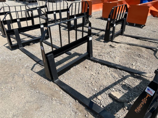 Unused 48” Tomahawk Skid Loader Pallet Forks