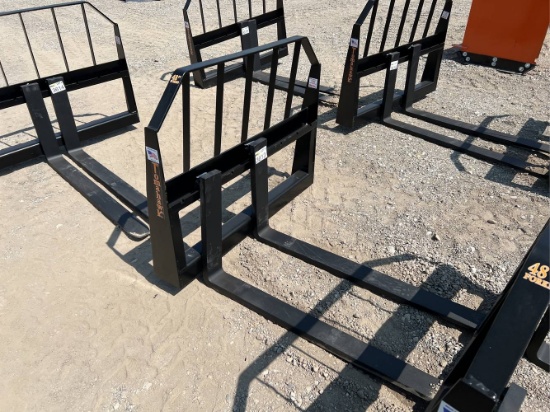 Unused 48” Tomahawk Skid Loader Pallet Forks