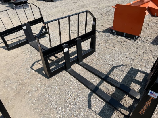 Unused 48” Tomahawk Skid Loader Pallet Forks
