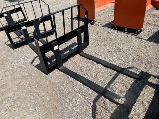 Unused 48” Tomahawk Skid Loader Pallet Forks
