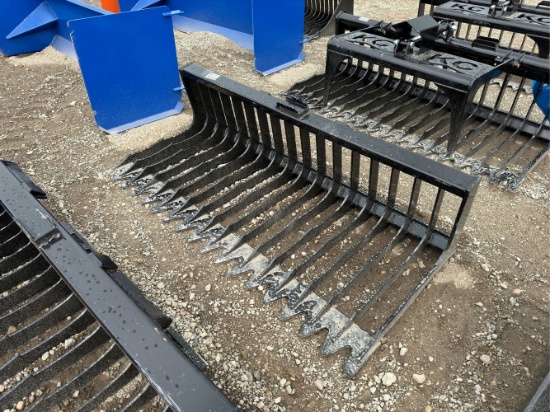 Unused 72" KC Skid Loader Material Bucket