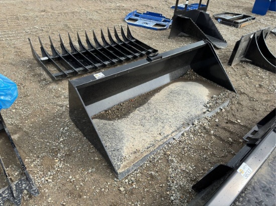 Unused KC 76" Skid Loader Bucket