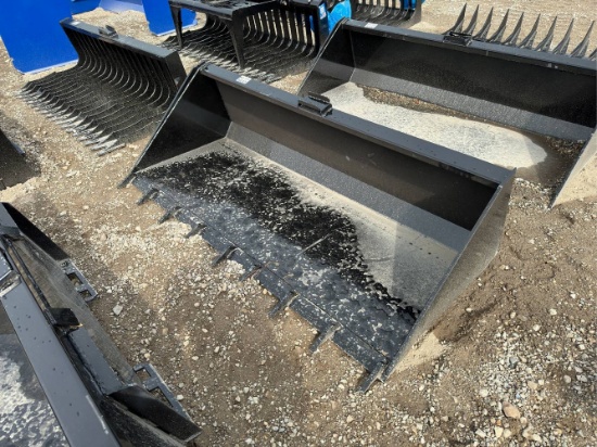 Unused 76" KC Skid Loader Bucket