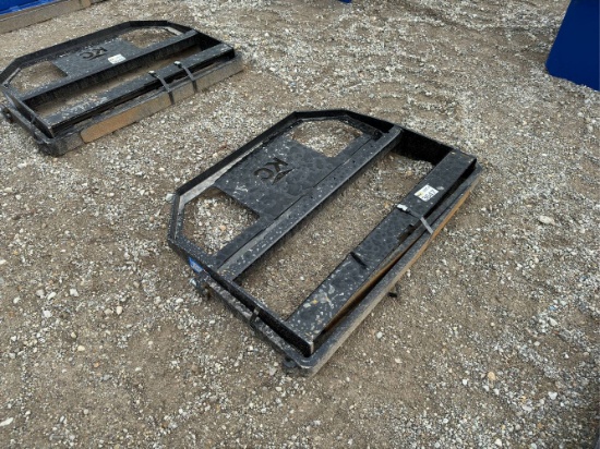 Unused 48" KC Skid Loader Pallet Forks