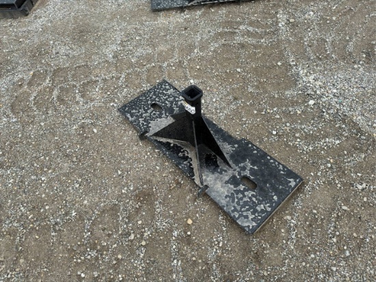 Unused Skid Loader Hitch Plate