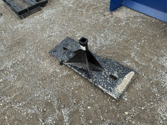Unused Skid Loader Hitch Plate