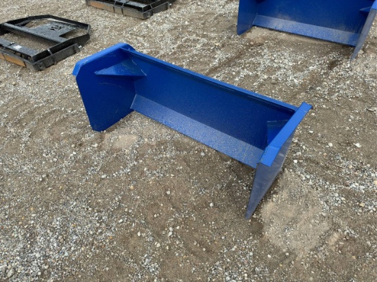 Unused Walk Behind Skid Loader Snow Plow Box