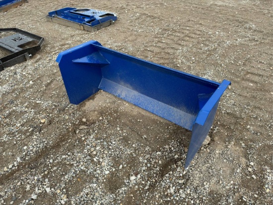 Unused Walk Behind Skid Loader Snow Plow Box