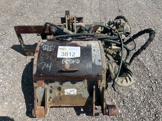 26” Asphalt Milling Head Skid Loader Attachment