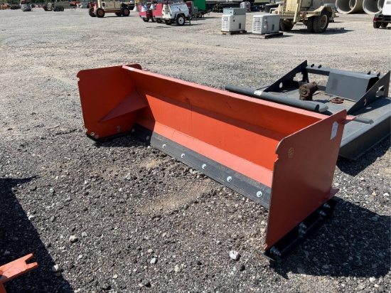 8' Skid Loader Snow Box
