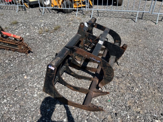 Skid Loader Quick Attach Forestry Bucket Clamp
