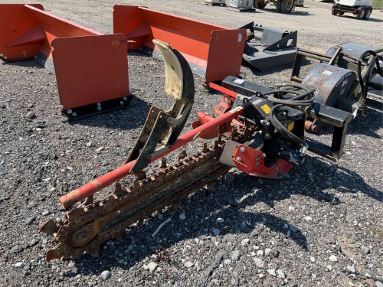 48" Eterra MT48 Skid Loader Hydraulic Trencher