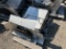 Salt Spreader Chute and Spinner