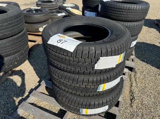 (3) Goodyear Wrangler P255/70R16 Tires