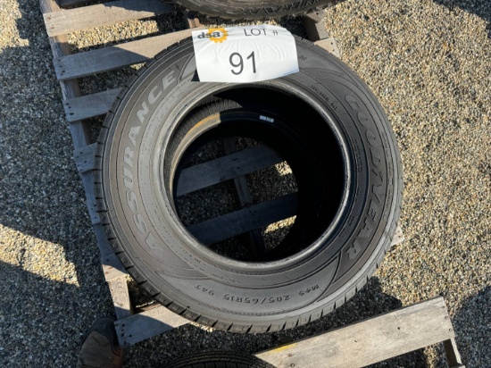 2-Goodyear Assurance 205/65R15 Tires
