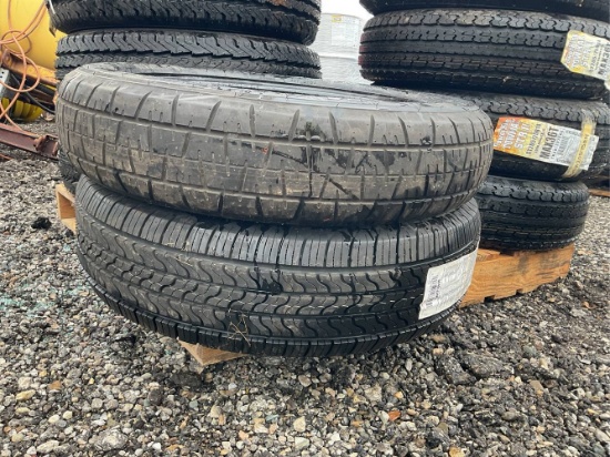 Firestone All Season Radial Tubeless 215/70R15 Tire, Maxxis T155/70018 Spare Tire