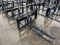 Unused 48” Kivel Skid Loader Pallet Forks