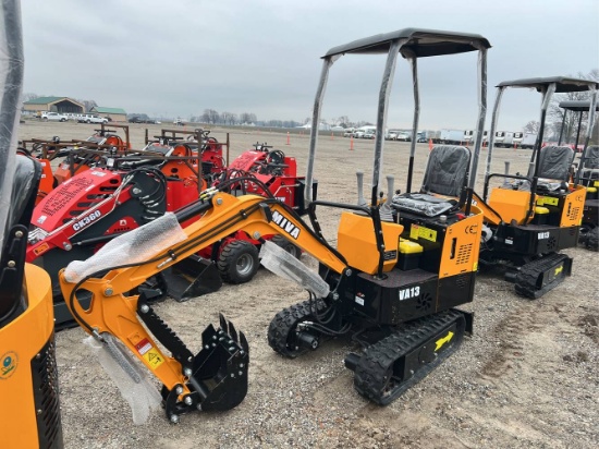 Unused Miva VA13 Mini Excavator