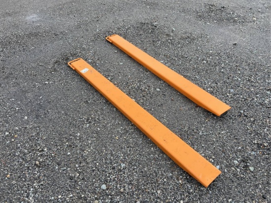 Unused 7’ Wolverine Pallet Fork Extensions