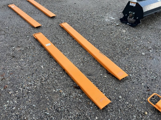 Unused 7’ Wolverine Pallet Fork Extensions