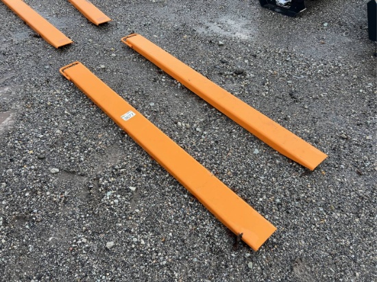 Unused 7’ Wolverine Pallet Fork Extensions