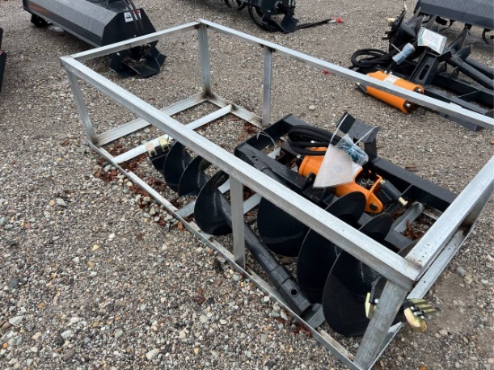 Unused Wolverine ADB-13 Skid Loader Auger, 12” Bit , 18” Bit