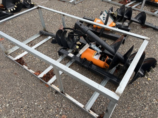 Unused Wolverine ADB-13 Skid Loader Auger, 12” Bit , 18” Bit