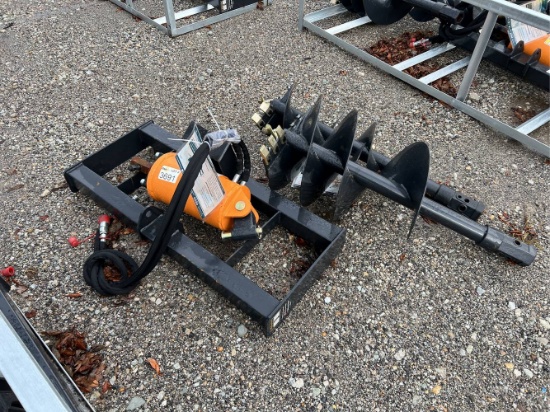 Unused Wolverine ADB-13 Skid Loader Auger, 12” Bit , 18” Bit