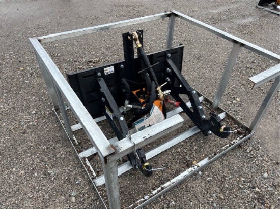 Unused Wolverine Skid Loader 3 Point Hitch Adapter