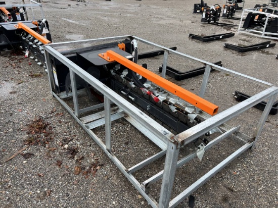 Unused 48” Wolverine TCR-12 Skid Loader Trencher