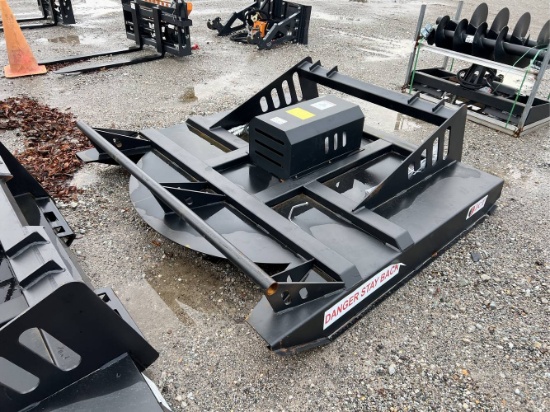 Unused 72” JCT Skid Loader Hydraulic Brush Cutter