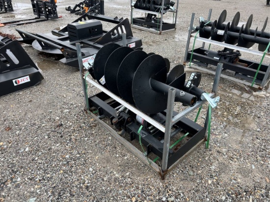 Unused JCT Skid Loader Auger, 12” Bit, 18” Bit
