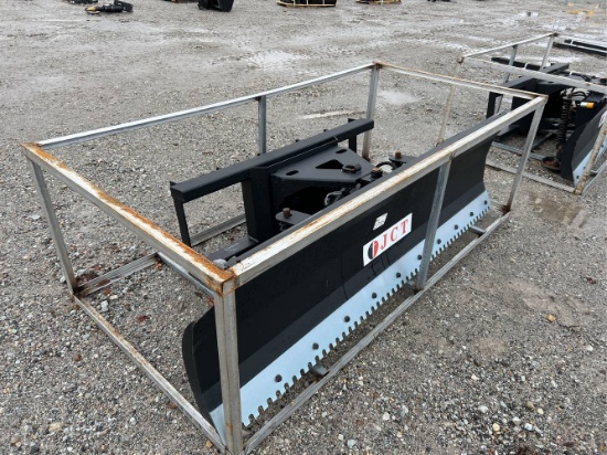 Unused 84” JCT Skid Loader Snow Plow Blade