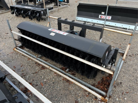 Unused 72” JCT Skid Loader Hydraulic Broom