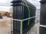 Unused FenS Galvanized Steel Fence