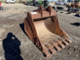 48” Used Excavator Bucket with Teeth