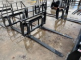 Unused 48” Kivel Skid Loader Pallet Forks
