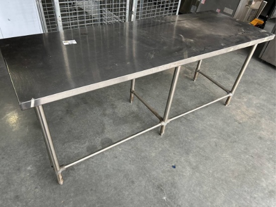 84” x 30” x 35” Stainless Steel Table