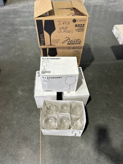 56 IKEA Wine Glasses