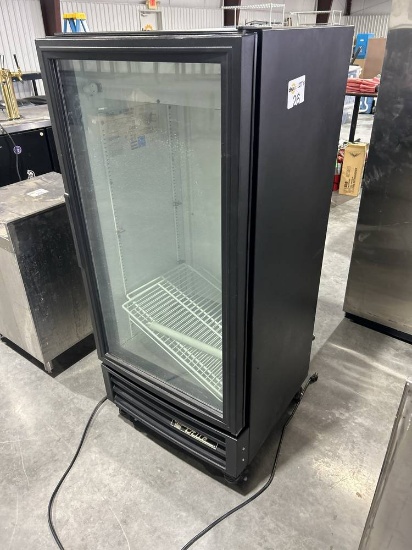 True Swing Glass Door Wheeled Refrigerator