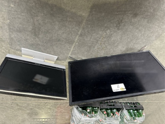 Samsung 31" Flat Screen TV and Polaroid 19" Monitor