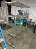 48” x 21” x 75” Metal Storage Rack, 4 Shelves