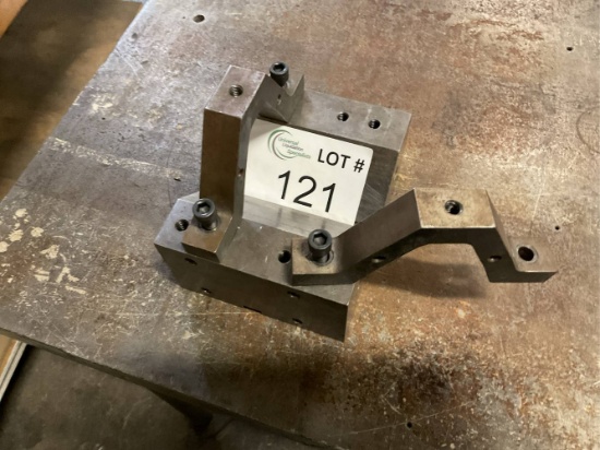 3 1/2" V-Block, Pipe Clamps Included