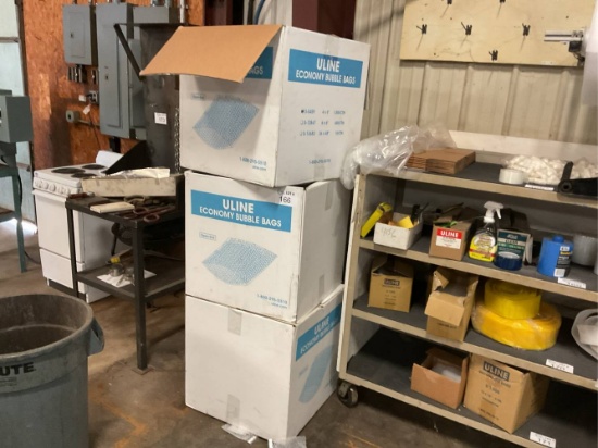 Unused Uline Bubble Envelopes For Shipping, (3) Boxes