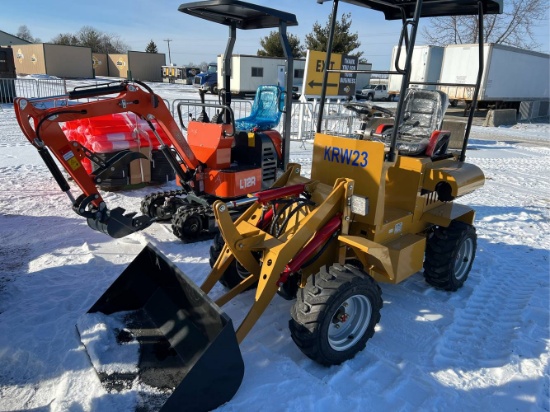 Unused AGT KRW23 Mini Rubber Tired Loader