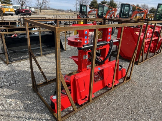 Unused 2024 Topcat Tree Shear Hydraulic Skid Loader Attachment