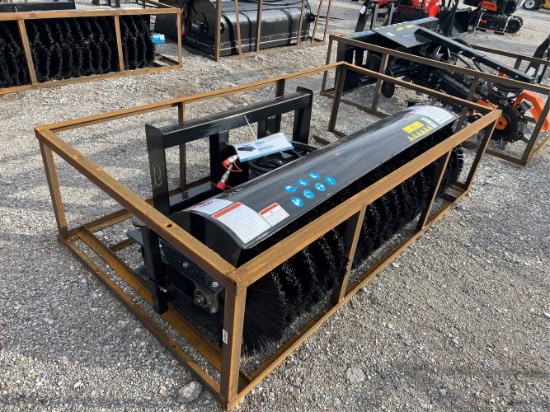 Unused 2024 Mower King Hydraulic Angle Broom