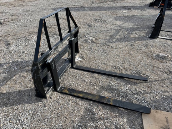 Unused 2024 AGT 48” Pallet Fork Skid Loader Attachment
